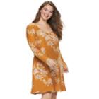 Juniors' Plus Size Mudd&reg; Strappy Back Dress, Teens, Size: 3xl, Drk Orange