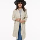 K/lab Tweed Open-front Cardigan, Teens, Size: Xl, White