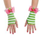 Strawberry Shortcake Costume Glovettes - Adult, Green