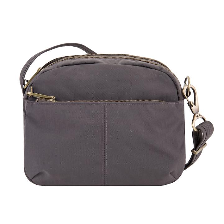Travelon Anti-theft Signature Shoulder Bag, Women's, Grey