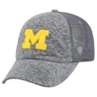 Adult Top Of The World Michigan Wolverines Fragment Adjustable Cap, Men's, Med Grey