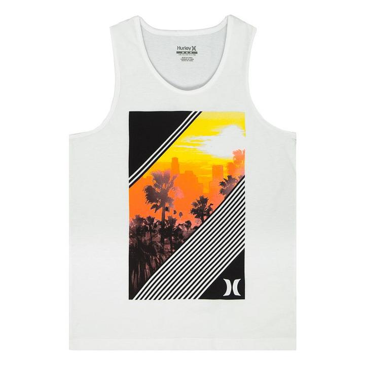 Boys 8-20 Hurley Distance Tank, Boy's, Size: Xl, White