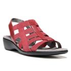 Lifestride Theory Women's Comfort Sandals, Size: Medium (8), Red