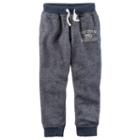 Boys 4-8 Carter's Marled Knit Jogger Pants, Size: 4, Light Grey