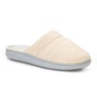 Women's Dearfoams Sweater Knit Slippers, Size: Large, Beige