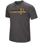 Men's Under Armour Pittsburgh Pirates Stripe Tee, Size: Medium, Dark Grey