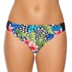 Women's Aqua Couture Tropical Hipster Bikini Bottoms, Size: Xl, Amazon Queen