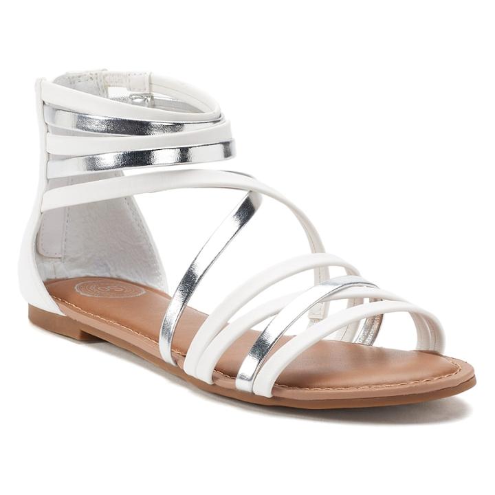 So&reg; Grayling Women's Gladiator Sandals, Size: Medium (8.5), White