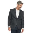 Men's Chaps Classic-fit Patterned Stretch Sport Coat, Size: 44 Long, Grey