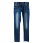 Plus Size Girls 7-16 Mudd&reg; High-rise Triple Stacked Waist Jeggings, Size: 20 1/2, Blue