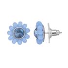 Simply Vera Vera Wang Flower Nickel Free Stud Earrings, Women's, Blue