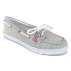 Women's Campus Cruzerz Illinois Fighting Illini Kauai Boat Shoes, Size: 10, Grey