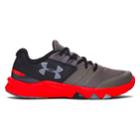 Under Armour Primed Grade School Boys' Running Shoes, Size: 5, Silver