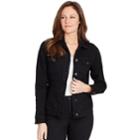 Women's Gloria Vanderbilt Ellie Jean Jacket, Size: Large, Grey (charcoal)