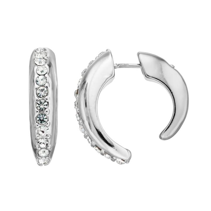 Simply Vera Vera Wang Simulated Crystal Nickel Free Front Back Earrings, Women's, Black