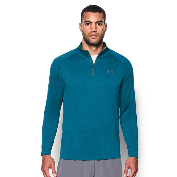 Men's Under Armour Tech Quarter-zip Pullover Top, Size: Small, Pink Ovrfl