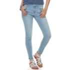 Juniors' So&reg; Low Rise Jeggings, Size: 3 Short, Med Blue