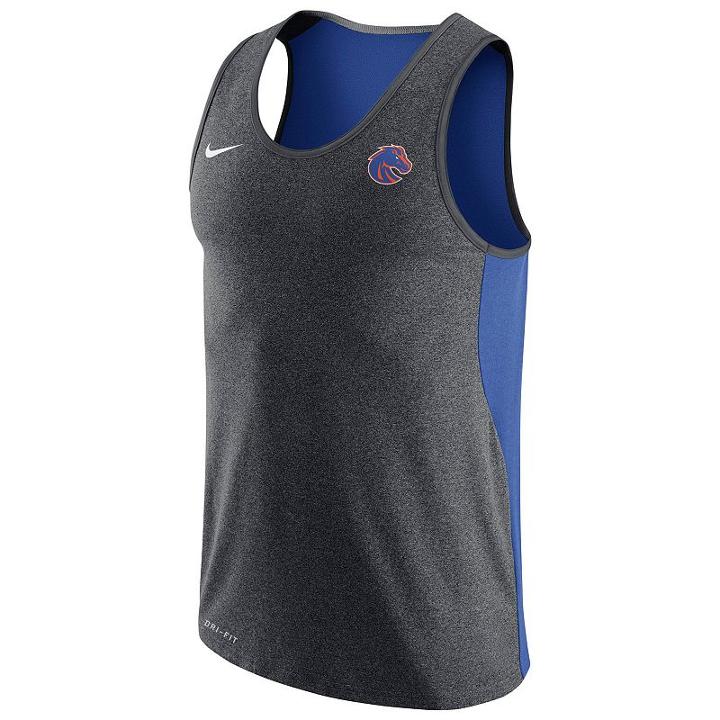 Men's Nike Boise State Broncos Dri-fit Touch Tank Top, Size: Xl, Multicolor