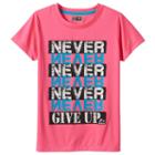 Girls 7-16 Rbx Foil Graphic Tee, Girl's, Size: Large, Brt Pink