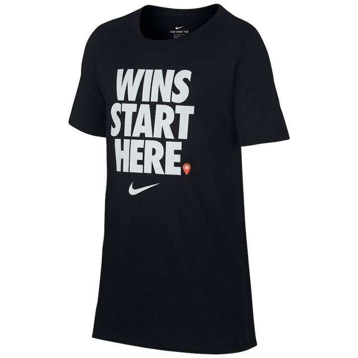 Boys 8-20 Nike Win Start Here Tee, Size: Large, Grey (charcoal)