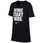 Boys 8-20 Nike Win Start Here Tee, Size: Large, Grey (charcoal)