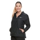 Plus Size Nike Essential Hooded Running Jacket, Women's, Size: 2xl, Grey (charcoal)