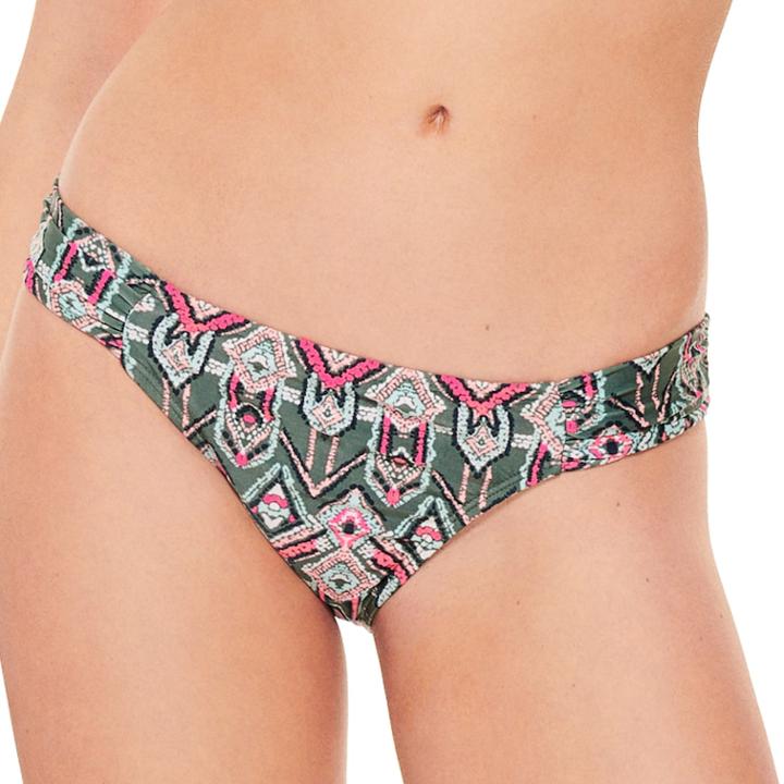 Juniors' Hot Water Printed Hipster Bikini Bottoms, Women's, Size: Small, Multi