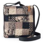 Donna Sharp Hipster Quilted Patchwork Crossbody Bag, Women's, Brown