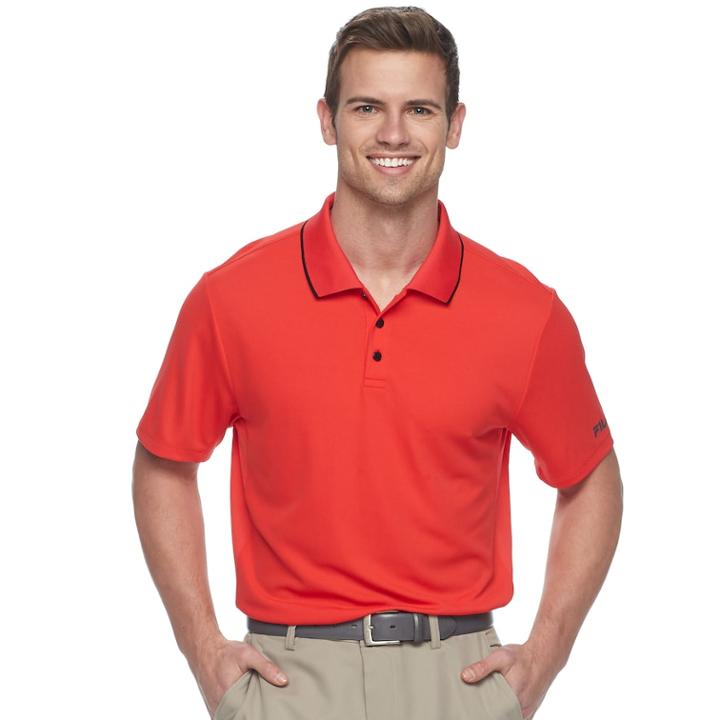 Men's Fila Sport Golf&reg; Regular-fit Pro Core Performance Polo, Size: Xxl, Red