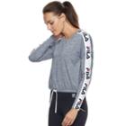 Women's Fila Sport&reg; Side Tape Long Sleeve Tee, Size: Medium, Blue (navy)