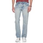 Men's Urban Pipeline&reg; Premium Stretch Light Wash Relaxed Straight Jeans, Size: 32x32, Blue