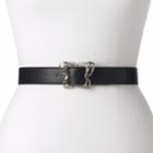 Women's Relic Cutout Butterfly Buckle Belt, Size: Large, Grey (charcoal)