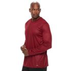 Big & Tall Tek Gear&reg; Athletic-fit Dry Tek Crewneck Performance Tee, Men's, Size: 3xl Tall, Red