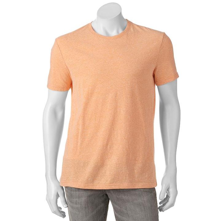Men's Sonoma Goods For Life&trade; Heathered Everyday Tee, Size: Small, Brown