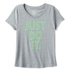 Girls 7-16 Nike Just Do It Graphic Tee, Girl's, Size: Small, Grey Other