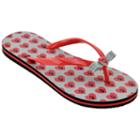 Women's New Mexico Lobos Bow Flip-flops, Size: Xl, Red