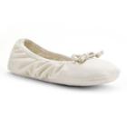 Muk Luks Women's Ballet Slippers, Size: Xl, White