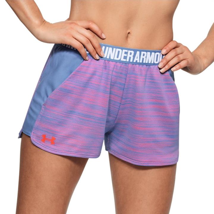 Women's Under Armour Play Up Novelty Shorts, Size: Large, Purple