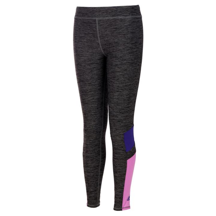Girls 7-16 Adidas Climalite Invincible Leggings, Size: Medium, Dark Grey