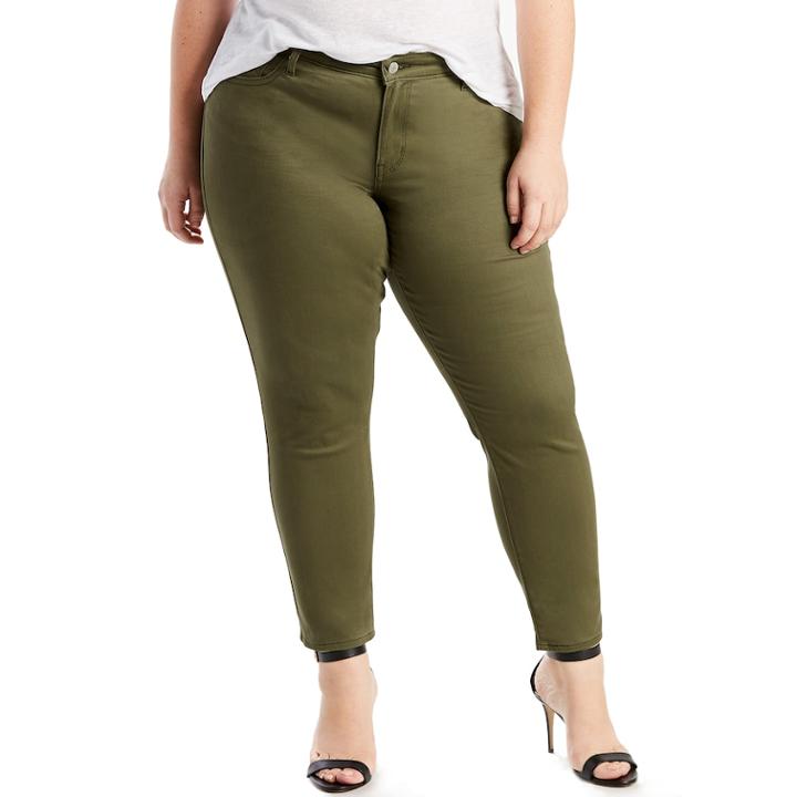 Plus Size Levi's&reg; 711 Skinny Ankle Jeans, Women's, Size: 22 W, Green