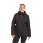 Plus Size Champion Hooded Puffer Ski Jacket, Women's, Size: 3xl, Black