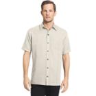 Big & Tall Van Heusen Classic-fit Striped Dobby Button-down Shirt, Men's, Size: 3xl Tall, Natural