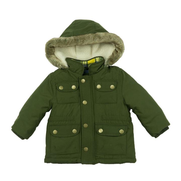 Boys 4-7 Carter's Heavyweight Parka Jacket, Size: 5-6, Med Green
