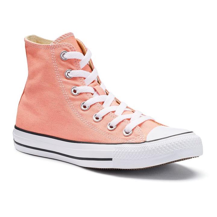 Adult Converse All Star Chuck Taylor High-top Sneakers, Adult Unisex, Size: M8w10, Light Red
