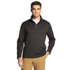 Men's Izod Spectator Classic-fit Fleece Snap-front Pullover, Size: Medium, Dark Grey
