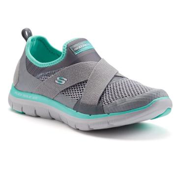 Skechers Flex Appeal 2.0 New Image Women's Slip-on Shoes, Size: 11, Silver