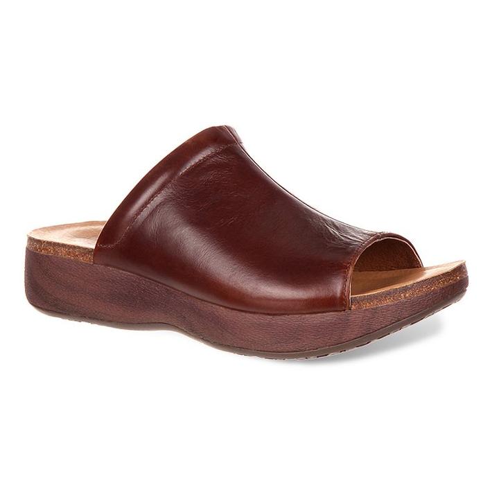 Rocky 4eursole My Time Women's Leather Sandals, Size: 42 Wide, Brown