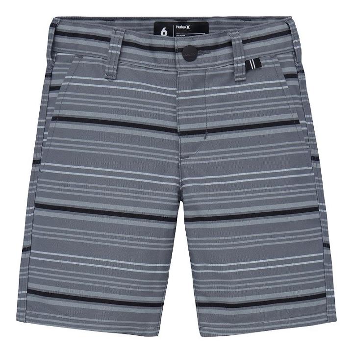 Boys 4-7 Hurley One & Only Walkshort Striped Shorts, Boy's, Size: 6, Med Grey