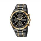 Seiko Men's Two Tone Stainless Steel Chronograph Watch, Multicolor