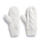 Women's Sonoma Goods For Life&trade; Cable-knit Chenille-lined Mittens, Natural